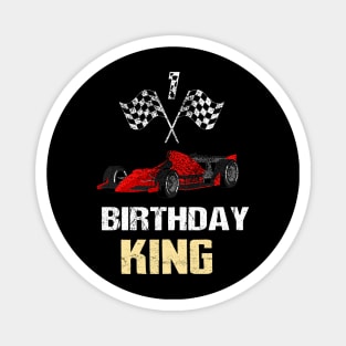 Birthday king Racing Number 1 Magnet